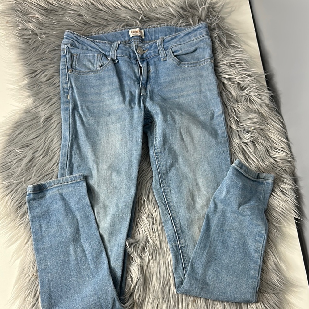 COOKIES Blue Skinny Jeans Classic Denim Style